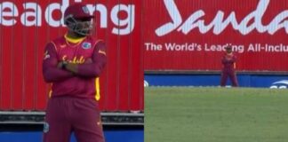 ফ্রি হিট বলে পোলার্ডের ফিল্ডিং না করার সিদ্ধান্ত